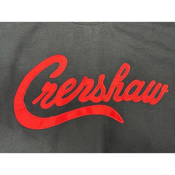 The Marathon Clothing Crenshaw Crewneck Red Black Knit Nipsey Hussle Size Large - Picture 14 of 16
